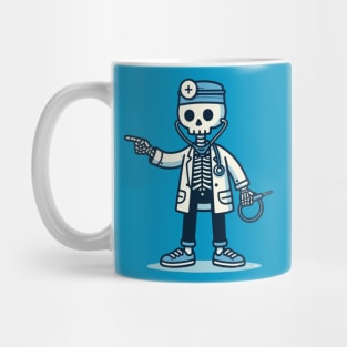 chiropractor skeleton Mug